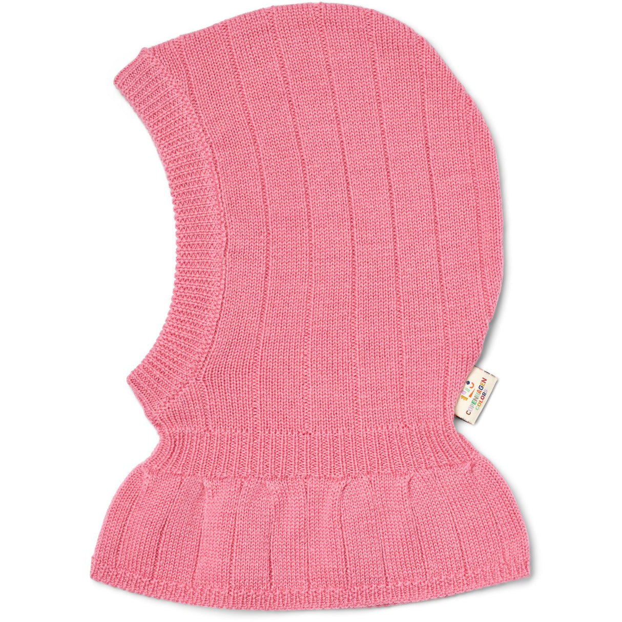 COPENHAGEN COLORS Blossom Pink Merino Rib Strikket Elefantlue