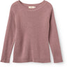 COPENHAGEN COLORS Winter Rose Merino Classic Rib Bluse