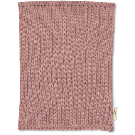 COPENHAGEN COLORS Winter Rose Rib Strikket Tube Skjerf I Merino Ull