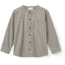 COPENHAGEN COLORS Endless Sky/ Brown Check Comb Check Skjorte M/ Placket