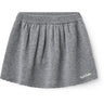 COPENHAGEN COLORS Grey Mel. Cashmere Skjørt M/ Emb.