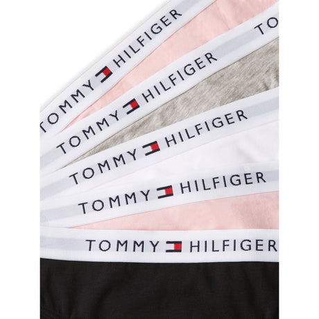 Tommy Hilfiger Grey Htr/ Pink/White/Black-Beige 5-Pack Bomull Bikini