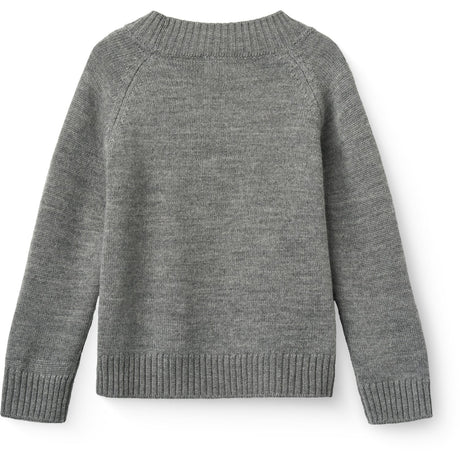 COPENHAGEN COLORS Grey Mel. Pull Over M/ Skilpadde Neck