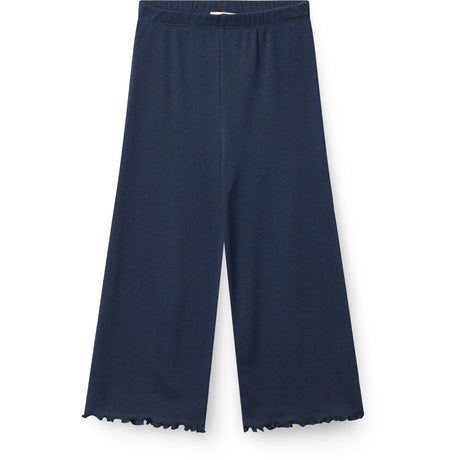 COPENHAGEN COLORS Navy Modal Rib Wide Bukser