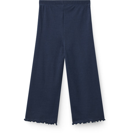 COPENHAGEN COLORS Navy Modal Rib Wide Bukser