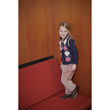 COPENHAGEN COLORS Navy/Soft Pink/Blossom Pink Comb. Argyle Vest M/ Deco