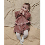 COPENHAGEN COLORS Winter Rose Corduroy Baby Sett M/ Emb.