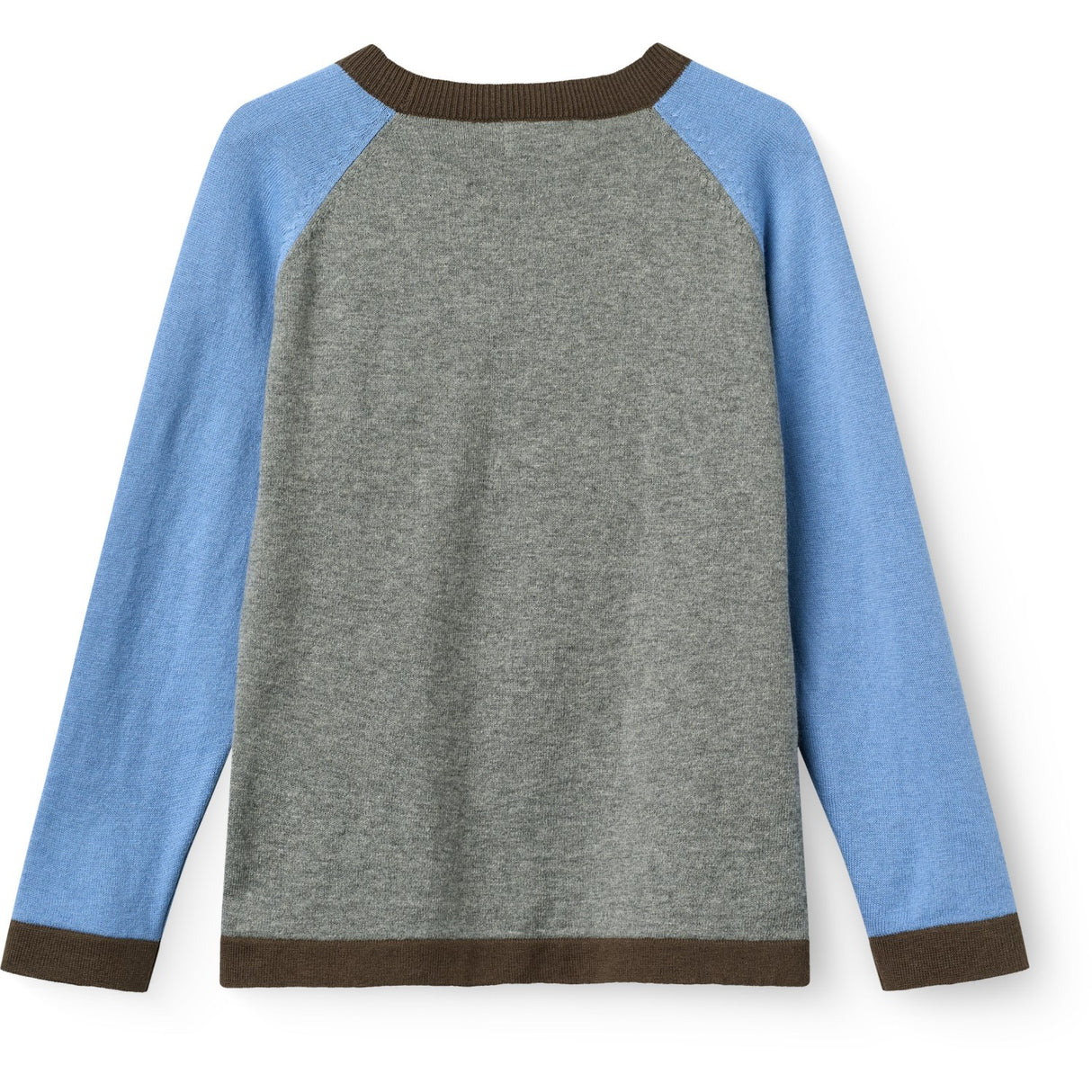 COPENHAGEN COLORS Grey Mel. Comb. Light Strikket Farge Block Bluse