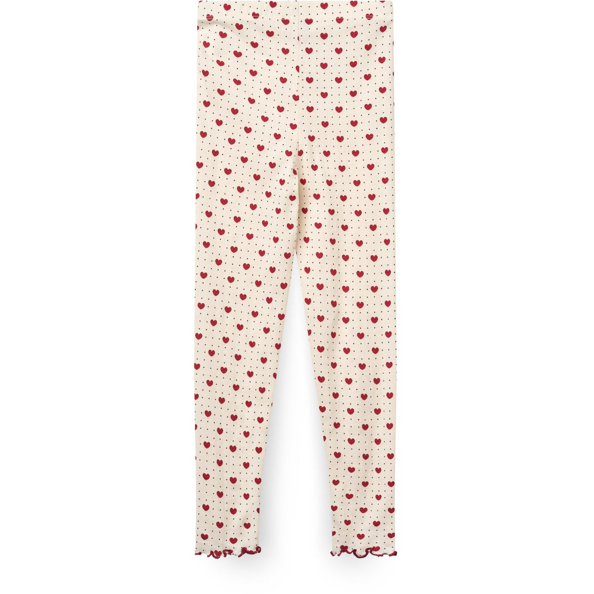 COPENHAGEN COLORS Heart Aop Crepe Leggings