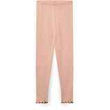 COPENHAGEN COLORS Mellow Rose Comb Crepe Leggings