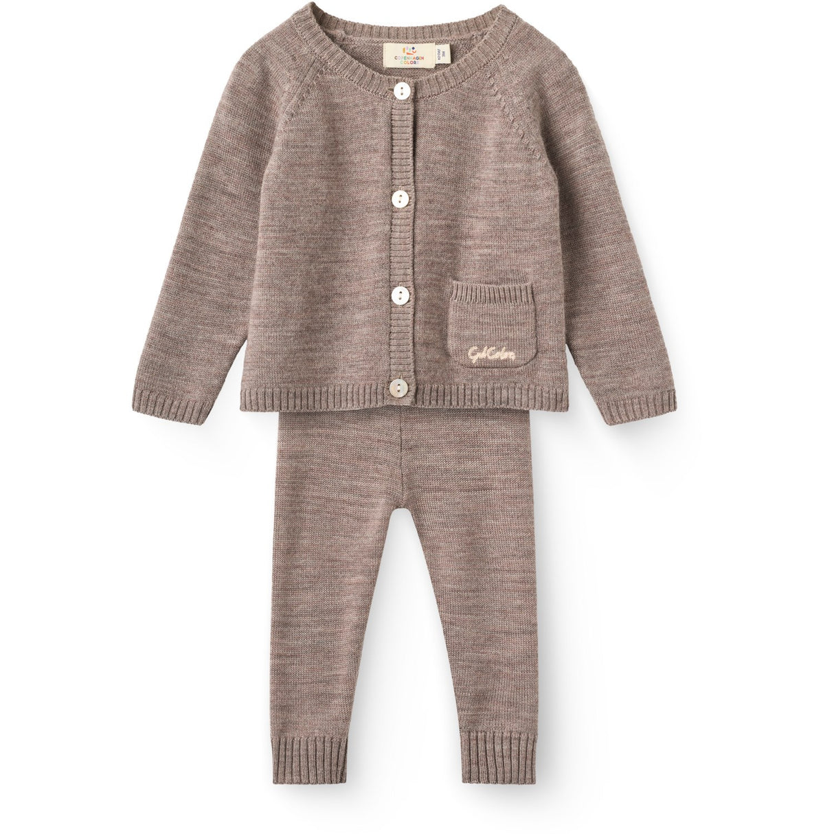 COPENHAGEN COLORS Natural Melange Classic Merino Baby Sett