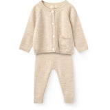 COPENHAGEN COLORS Pale Cream Melange Classic Merino Baby Sett