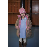 COPENHAGEN COLORS Walnut Puffer Long Frill Jakke M/ Teddy Lining