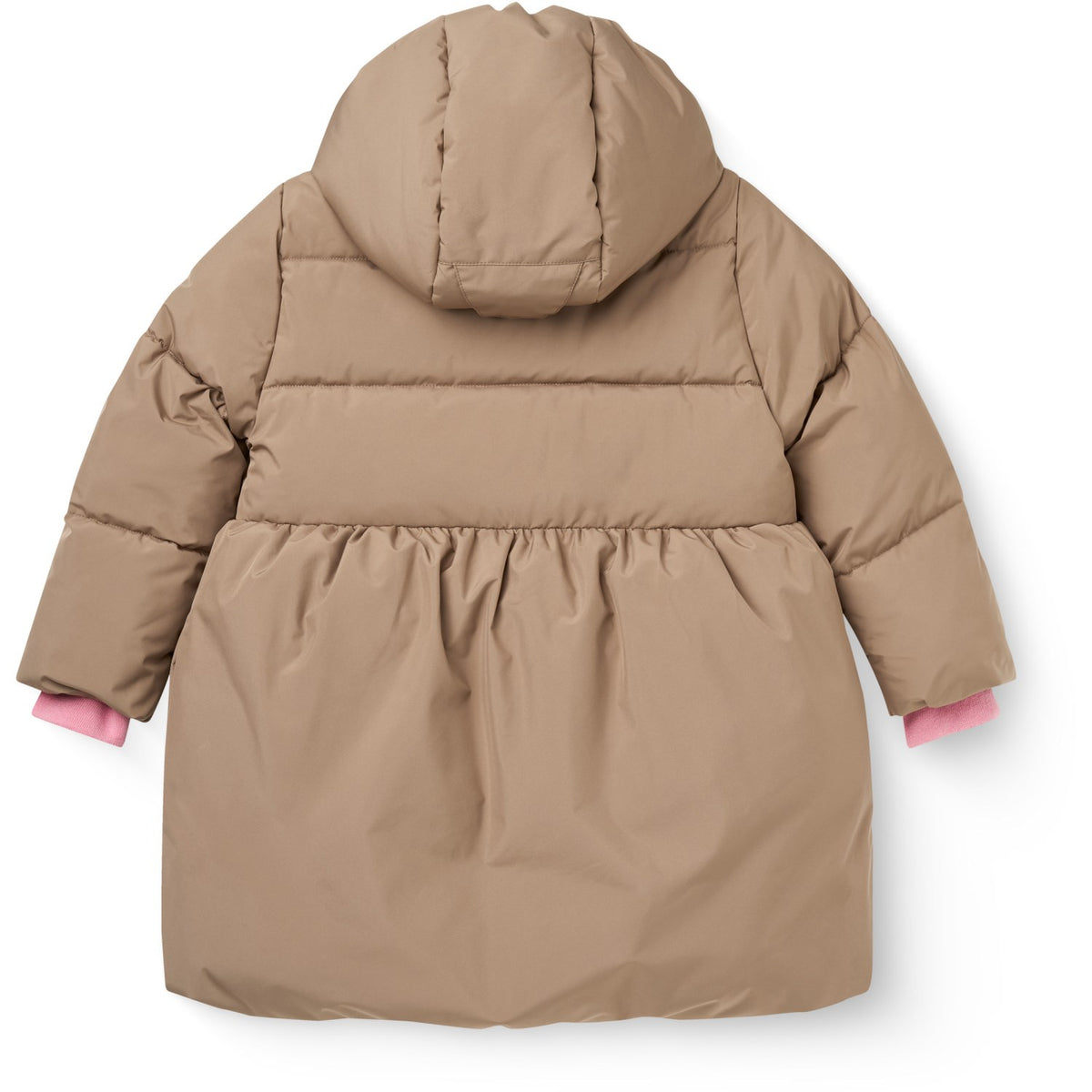 COPENHAGEN COLORS Walnut Puffer Long Frill Jakke M/ Teddy Lining