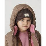 COPENHAGEN COLORS Walnut Puffer Long Frill Jakke M/ Teddy Lining