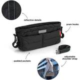 DonebyDeer Black Stroller Organiser