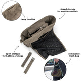 DonebyDeer Taupe Stroller Organiser