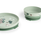 DonebyDeer Green Tiny Trails Foodie Dinner Sett Med Kopp