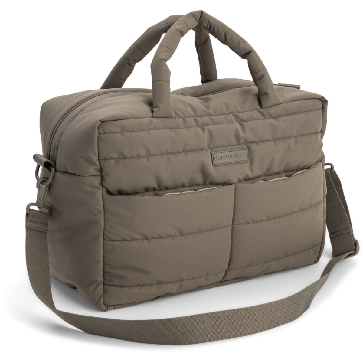 DonebyDeer Taupe Vattert Changing Veske