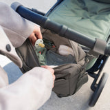 DonebyDeer Taupe Vattert Stroller Veske
