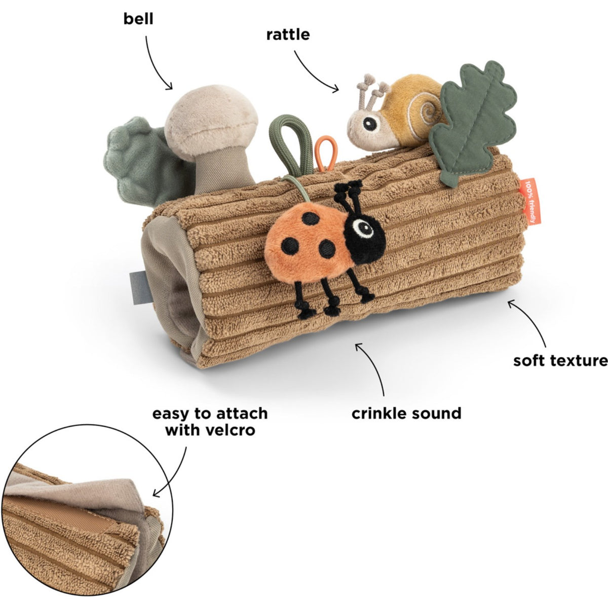 DonebyDeer Colour Mix Tiny Trails Stroller Activity Leketøy