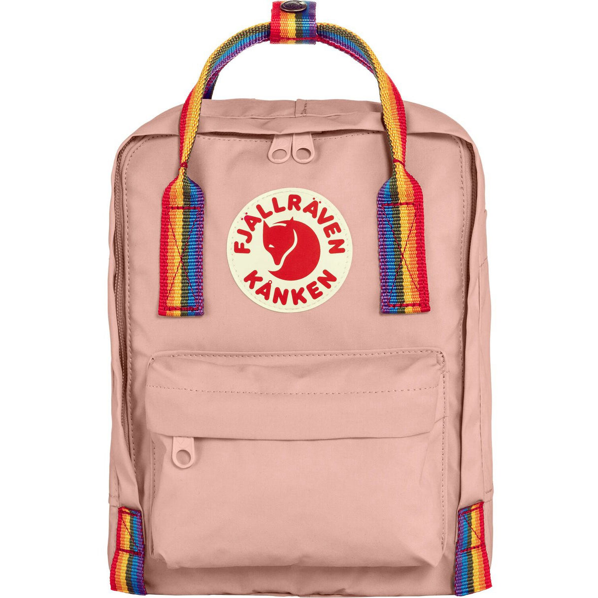 Fjällräven Chalk Rose-Rainbow Kånken Rainbow Mini