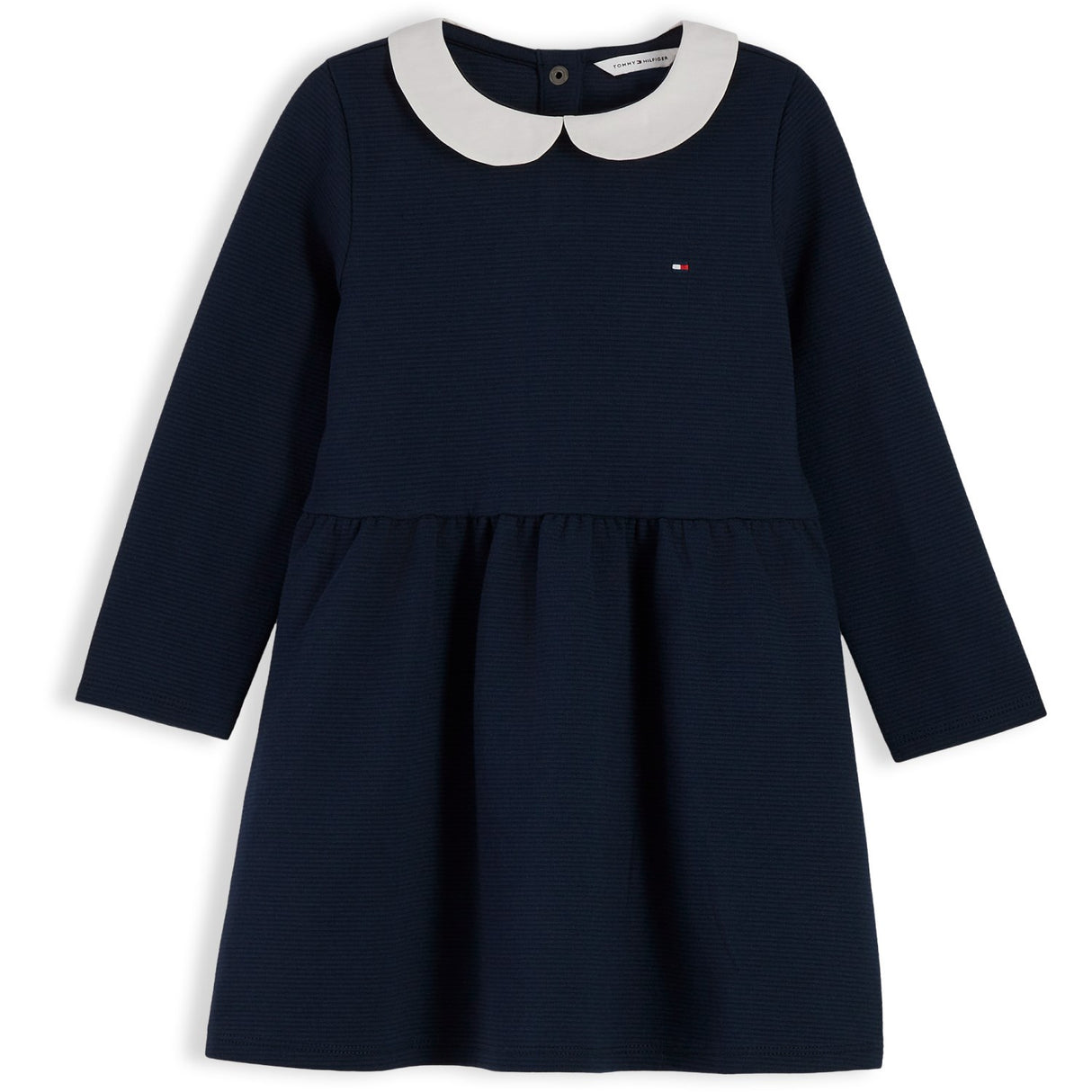 Tommy Hilfiger Dark Blue-Blue Lg Fit Og Flare Kjole