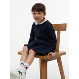 Tommy Hilfiger Dark Blue-Blue Lg Fit Og Flare Kjole