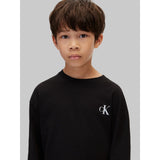 Calvin Klein Black / White-Black 2-Pakning Monogram T-Shirt Ls