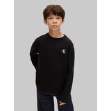 Calvin Klein Black / White-Black 2-Pakning Monogram T-Shirt Ls