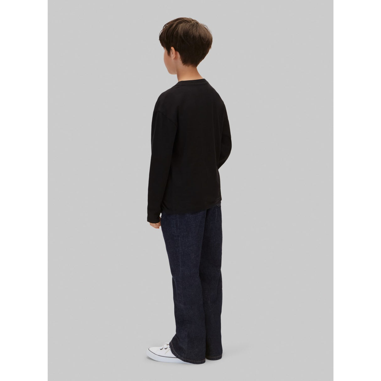 Calvin Klein Black / White-Black 2-Pakning Monogram T-Shirt Ls