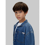 Calvin Klein Beckford-Blue Ck Lt Wt Denim Skjorte