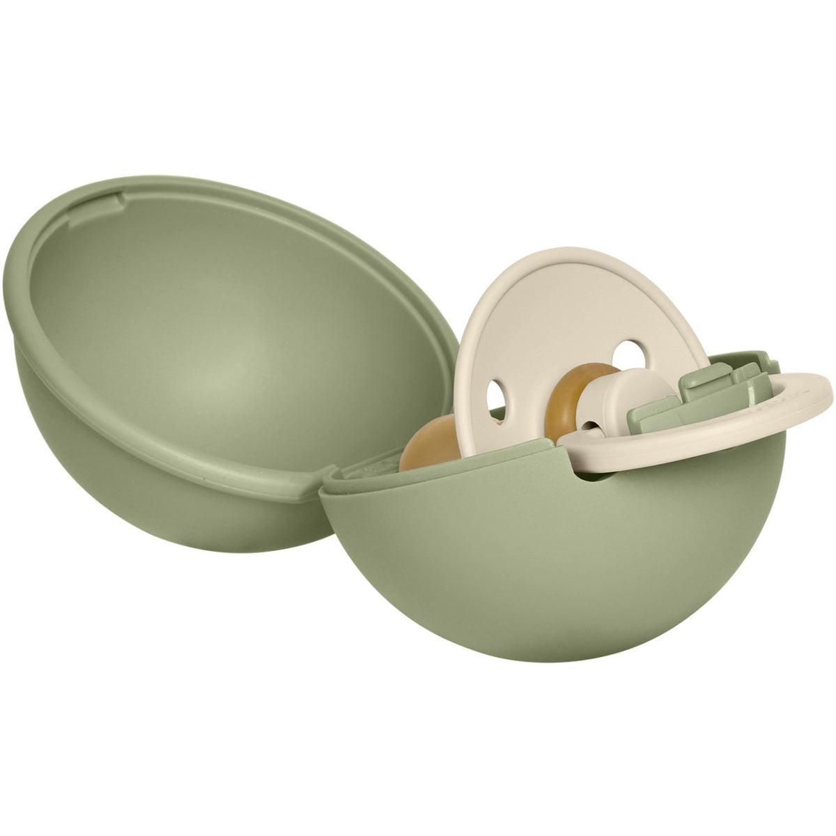 Bibs Ivory / Sage Colour Smokk Round Latex & Smokk Case Mini