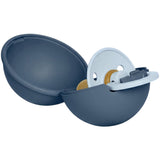Bibs Baby Blue / Steel Blue Colour Smokk Round Latex & Smokk Case Mini