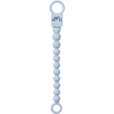 Bibs Baby Blue Smokk Clip Beaded