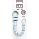Bibs Baby Blue Smokk Clip Beaded