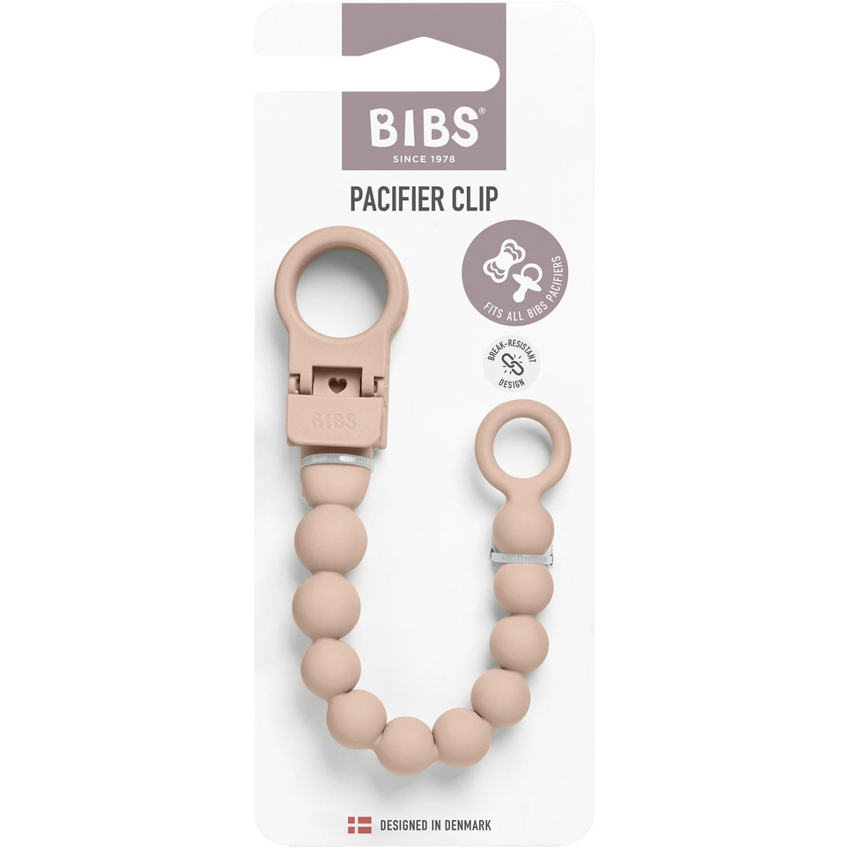 Bibs Blush Smokk Clip Beaded
