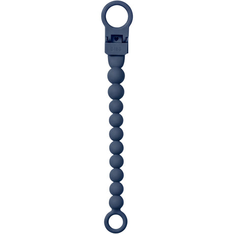 Bibs Steel Blue Smokk Clip Beaded