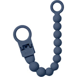 Bibs Steel Blue Smokk Clip Beaded