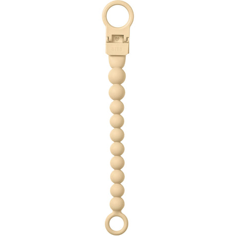 Bibs Pale Butter Smokk Clip Beaded