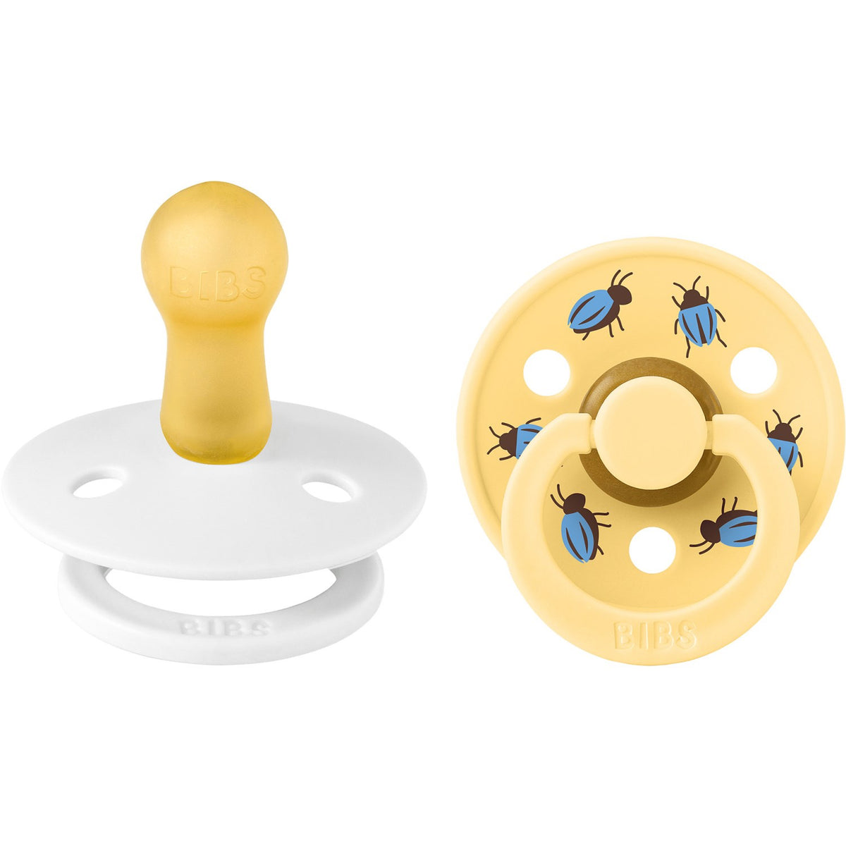 Bibs White / Pale Butter Studio Colour Smokk Beetle Mix 2 Pack Latex Round
