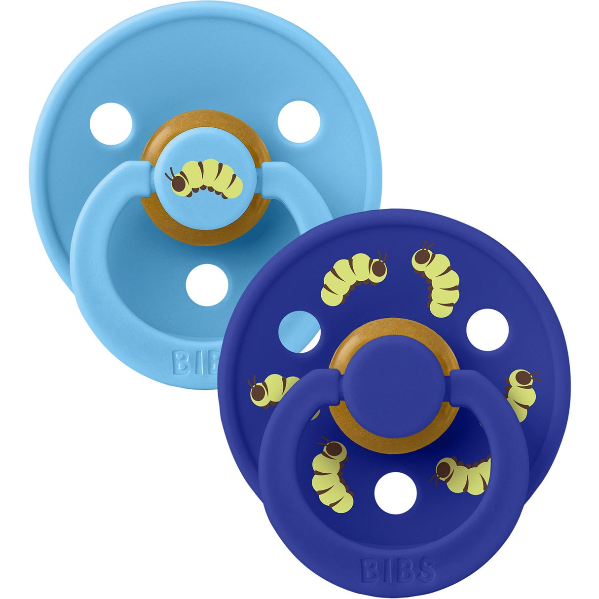 Bibs Breeze / Sonic Studio Colour Smokk Caterpillar Mix 2 Pack Latex Round