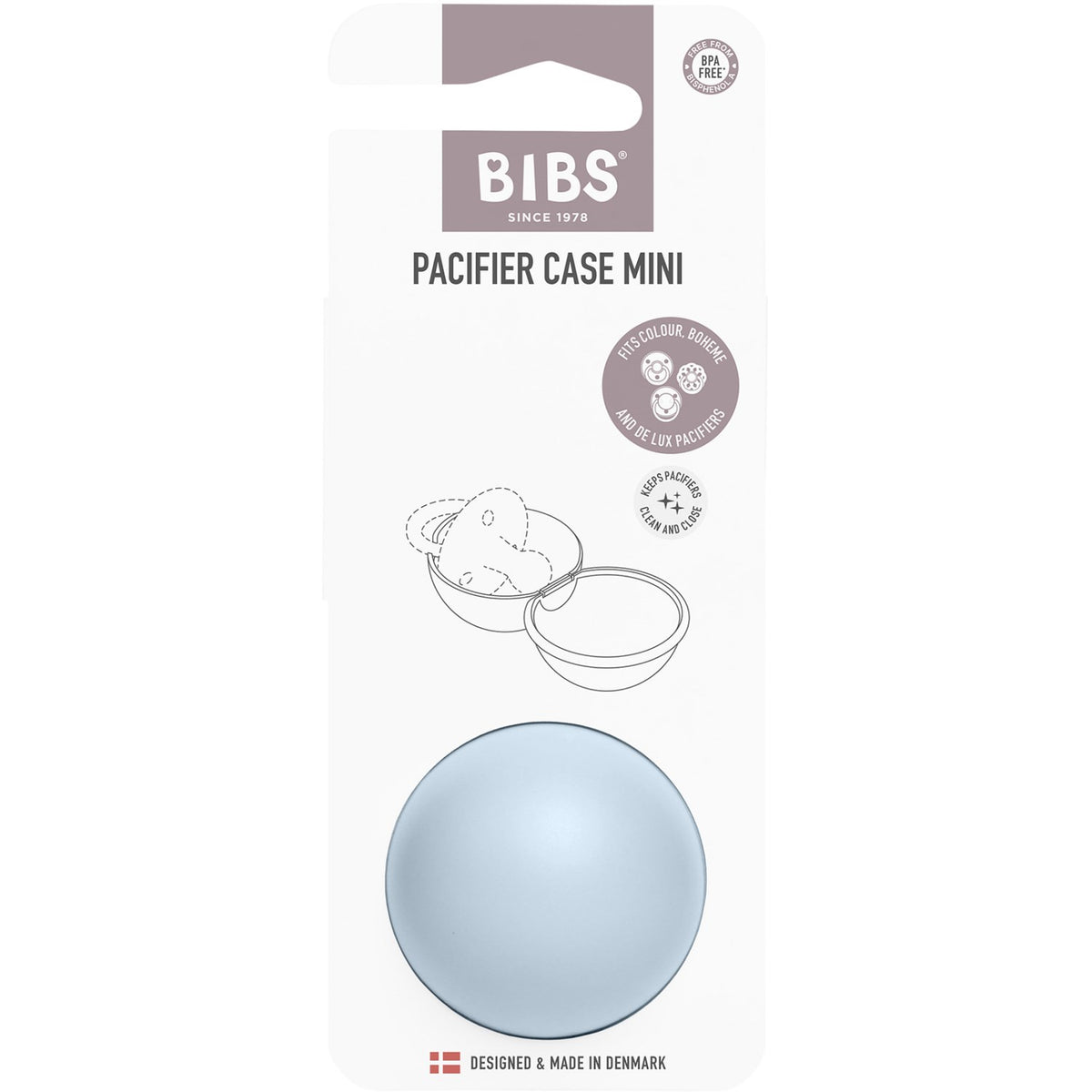 Bibs Baby Blue Smokk Case Mini