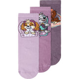 Name It Lavender Mist Nara Paw Patrol 3-Pakning Sokker