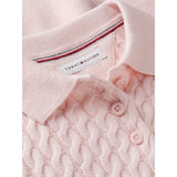Tommy Hilfiger Whimsy Pink-Pink Sweater Cable Kjole Ls