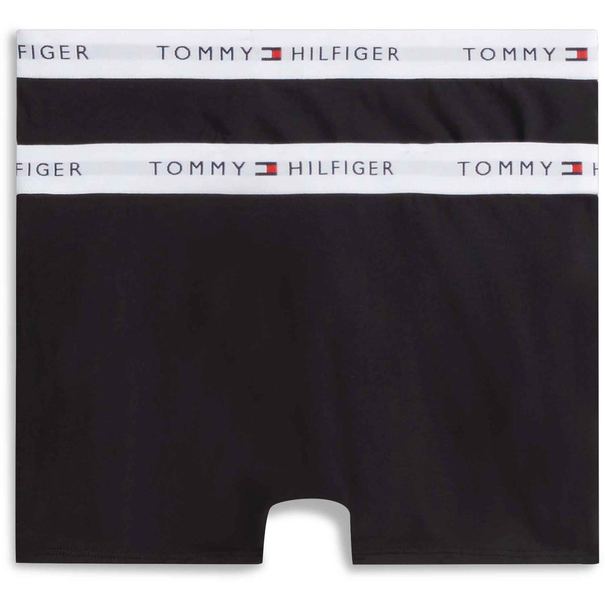 Tommy Hilfiger Black / Black-Orange 2-Pakning Bomull Trunk