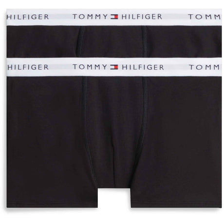 Tommy Hilfiger Black / Black-Orange 2-Pakning Bomull Trunk
