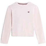 Tommy Hilfiger Lt Pink/ Lt Pink Plaid-Brown Ls Pj Sett
