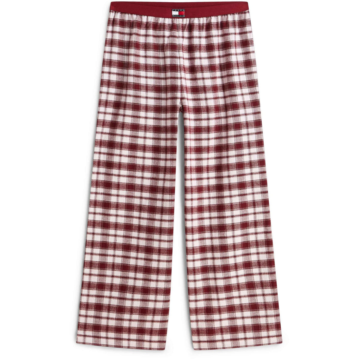 Tommy Hilfiger Lt Pink/ Lt Pink Plaid-Brown Ls Pj Sett