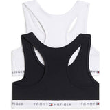 Tommy Hilfiger White / Black-Orange 2-Pakning Bomull Bralette